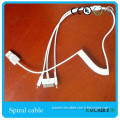 Direct selling many connectors mobile phone charger coiled cable